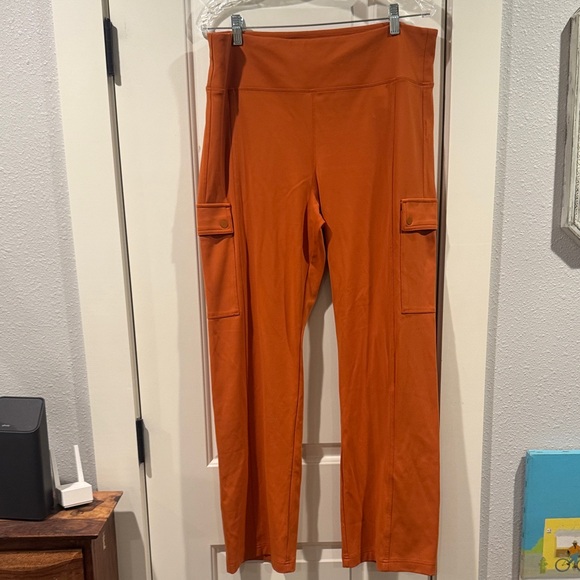 Athleta Pants - Athleta Delancey Women's Rust Straight Leg Pants